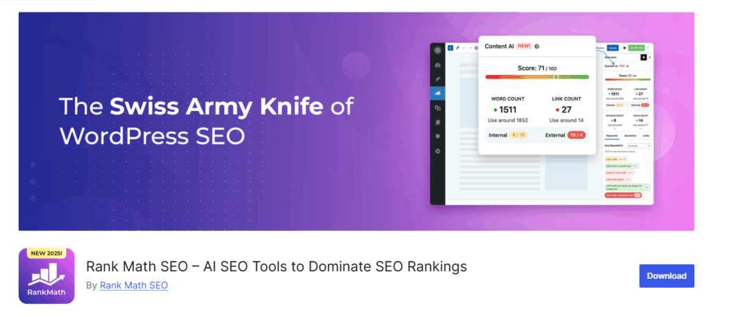RankMath best WordPress SEO plug-in