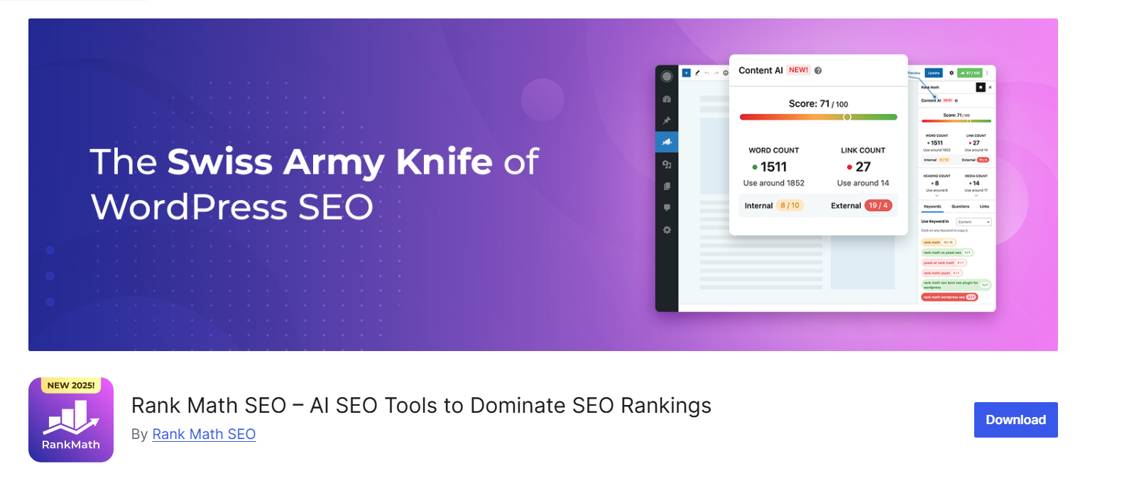 RankMath best WordPress SEO plug-in